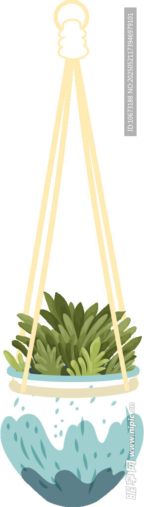 悬挂绿植装饰