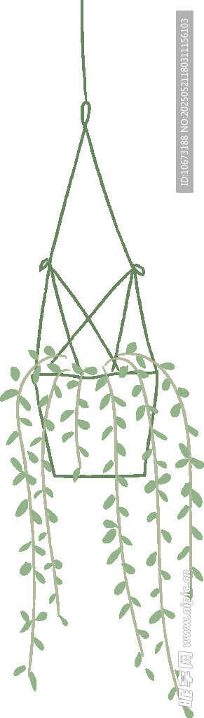 悬挂绿植装饰架