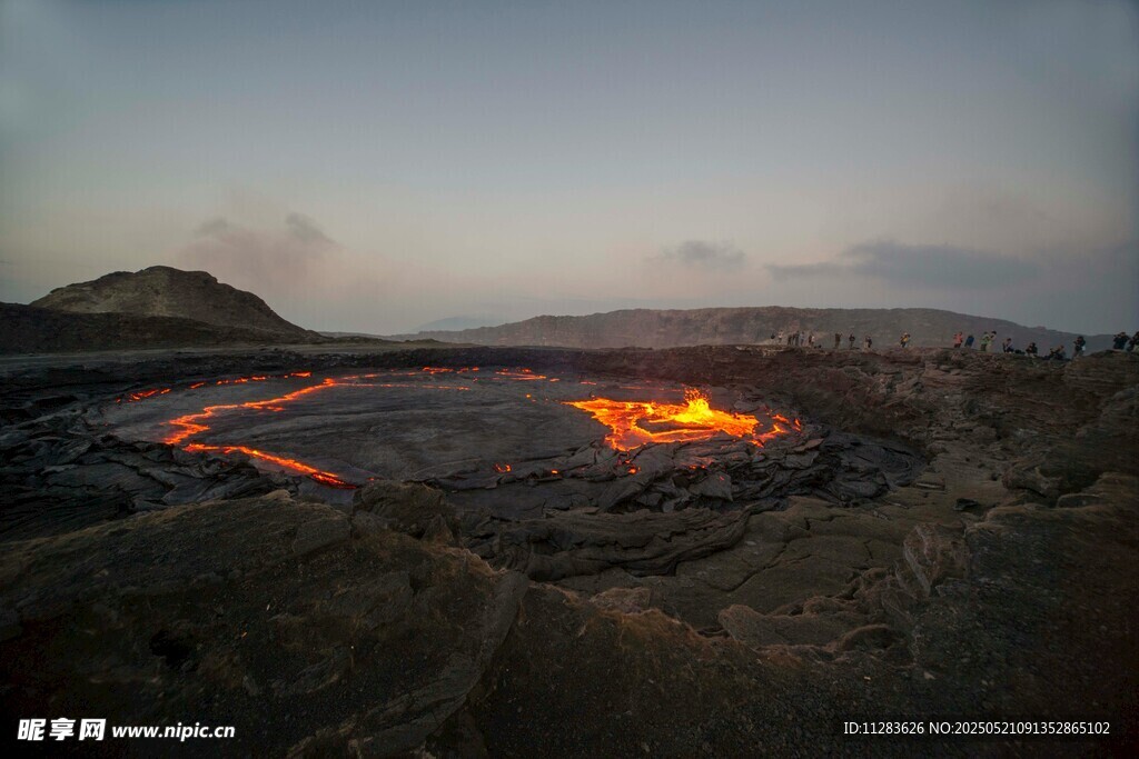 火山熔岩景观