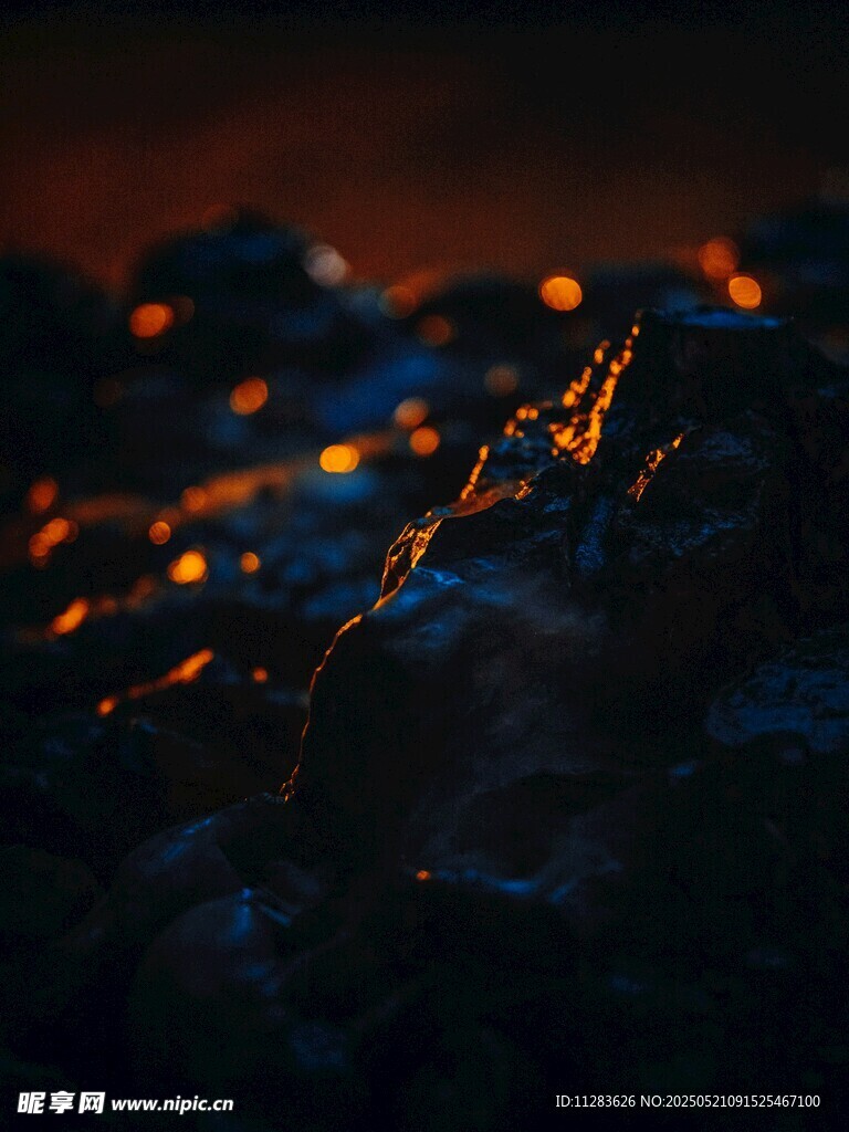 火山熔岩景观