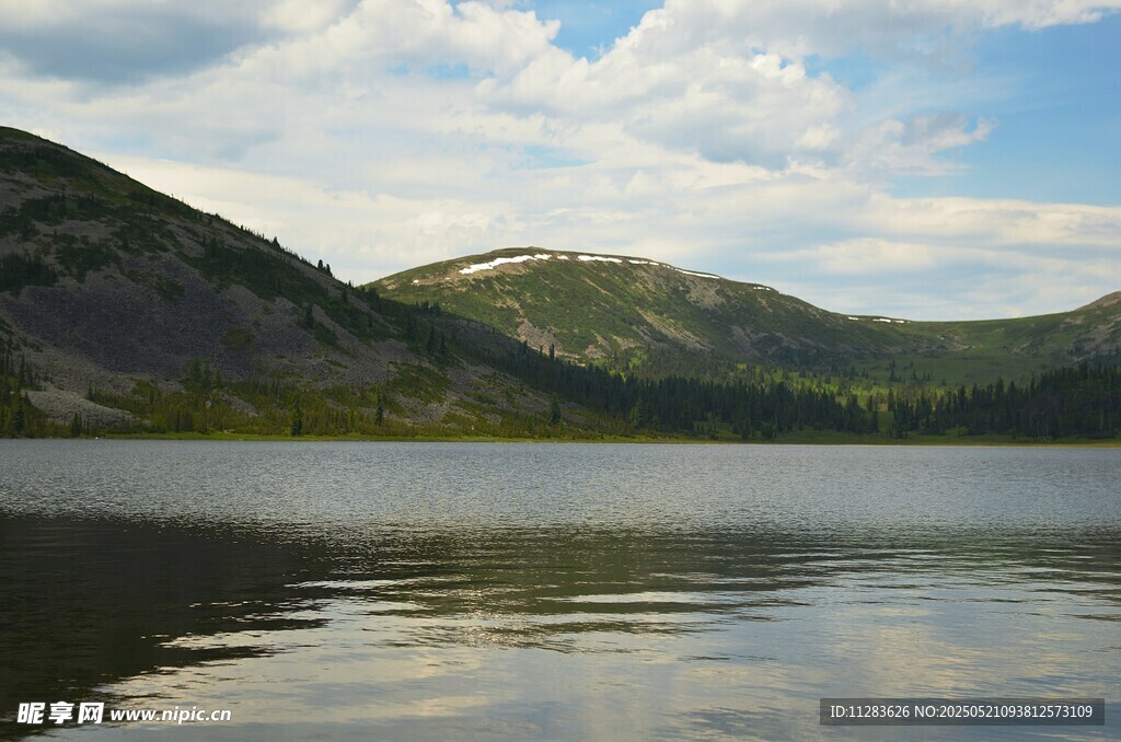 宁静山水湖景自然风光