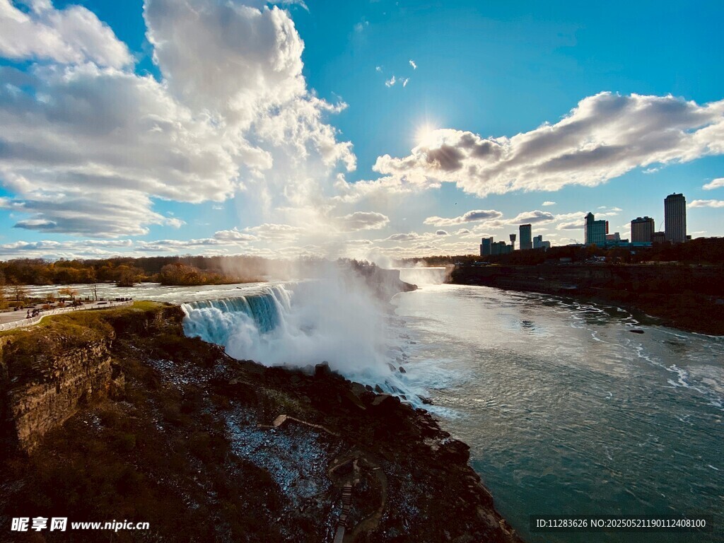 壮观尼亚加拉大瀑布美景