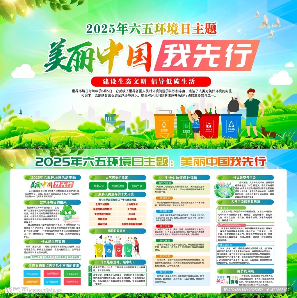 美丽中国我先行宣传海报