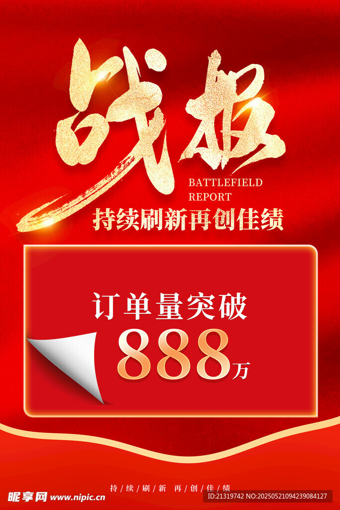 喜报海报