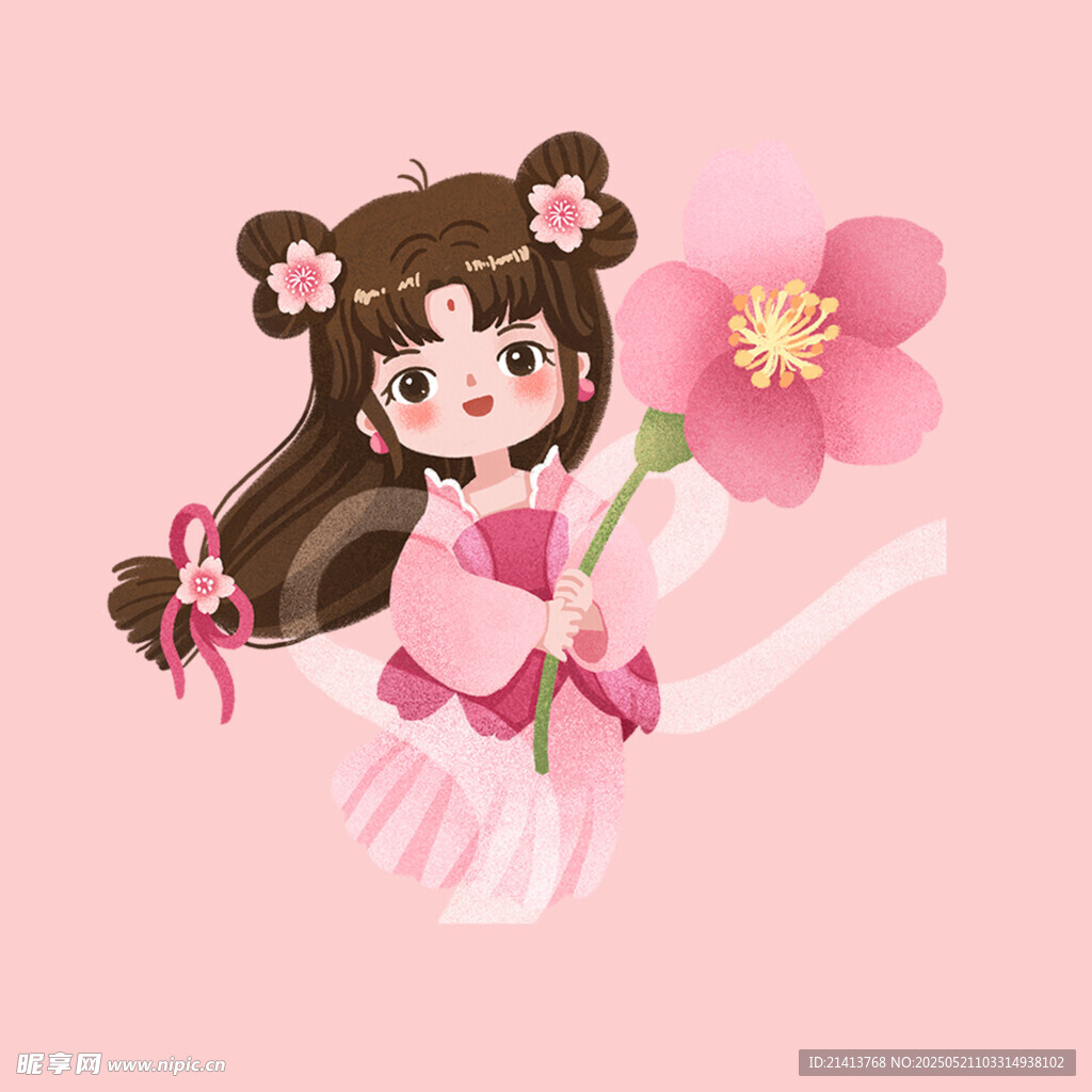 古风少女手