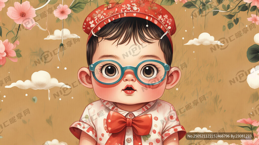 0到3岁外国儿童时尚童装海报