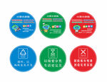 垃圾分类标识图标集合