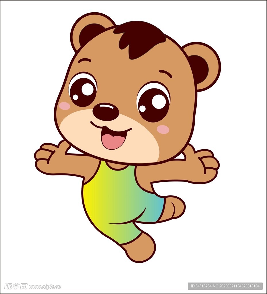 卡通小熊