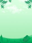 清新绿意山林风景图