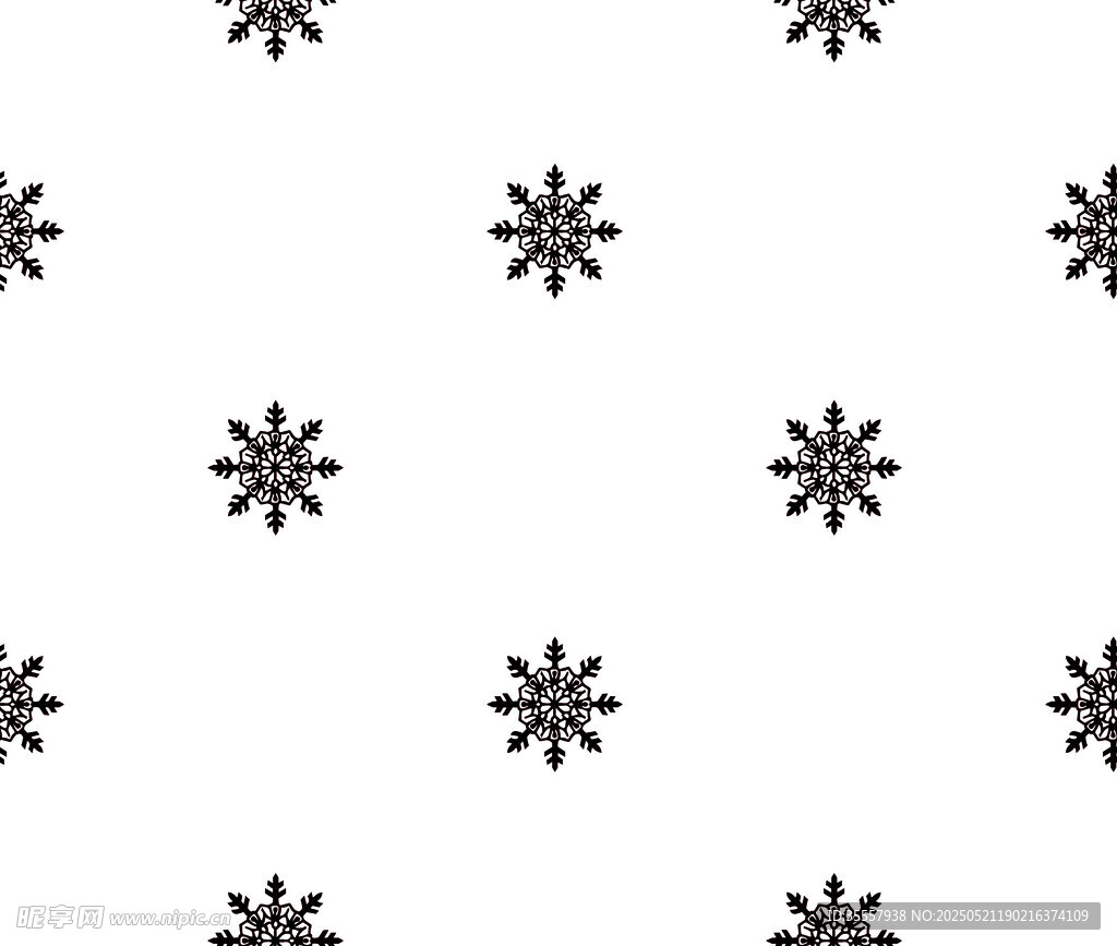 雪花图案背景纹理设计