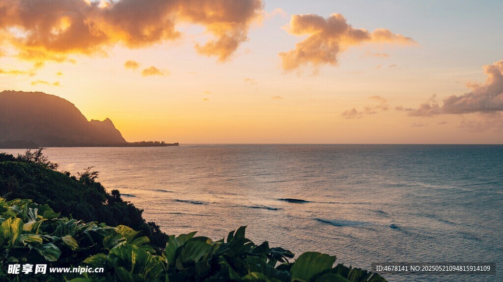 海边日落美景