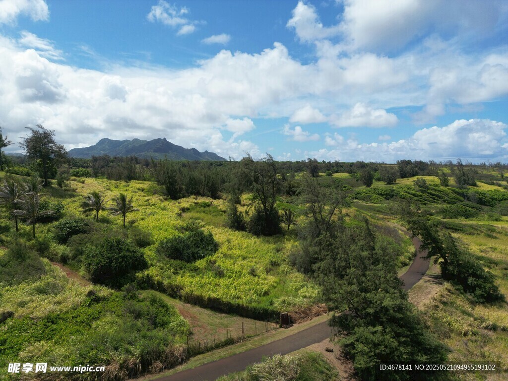 田园风光航拍美景