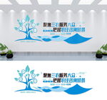 清新企业墙绘设计展示