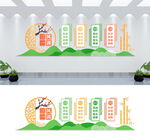 企业文化墙设计效果图