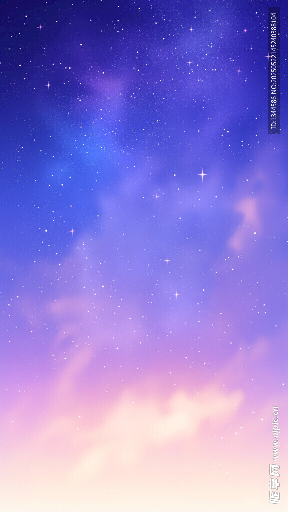 梦幻星空背景图