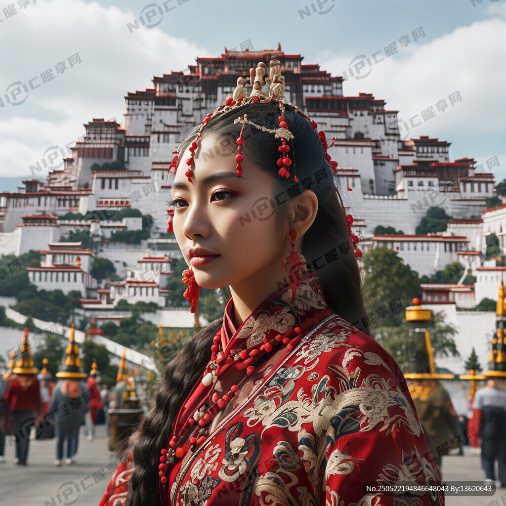 背景布达拉宫