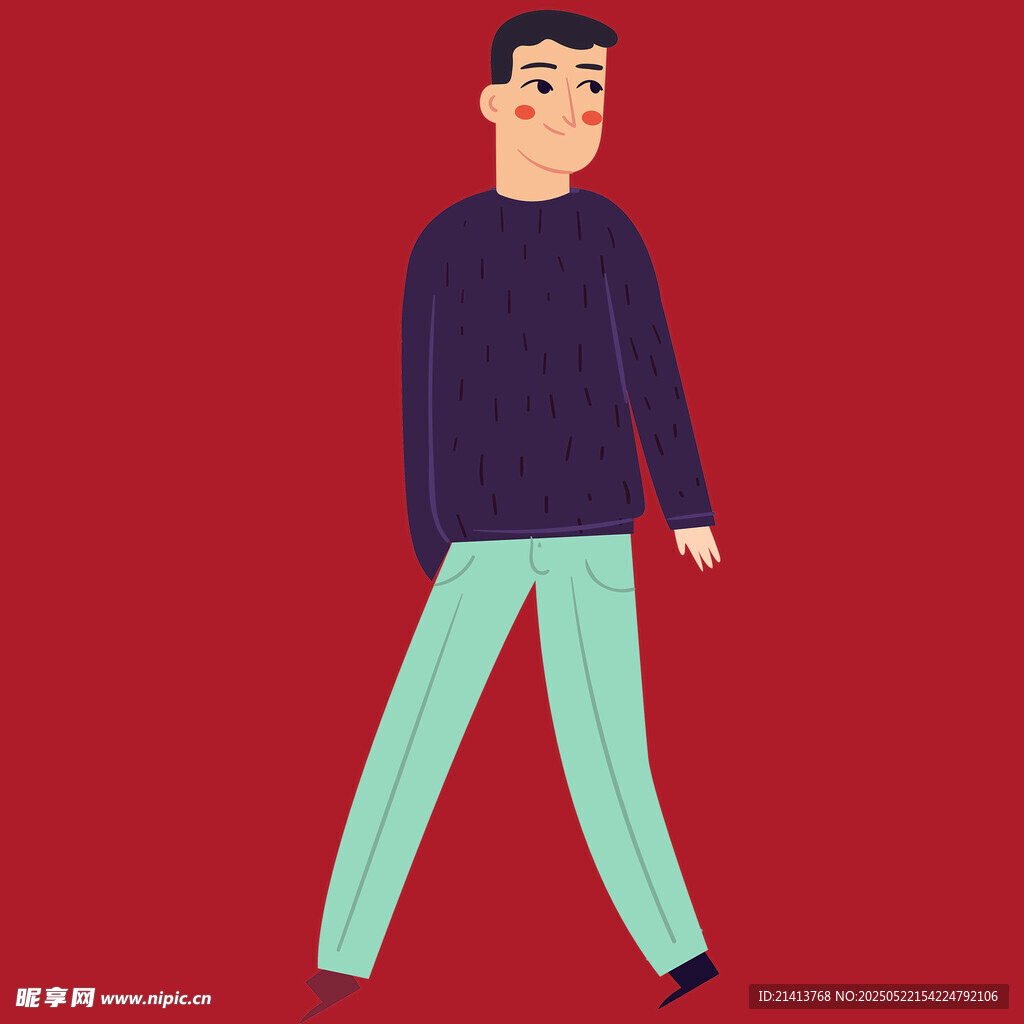 行走的男子
