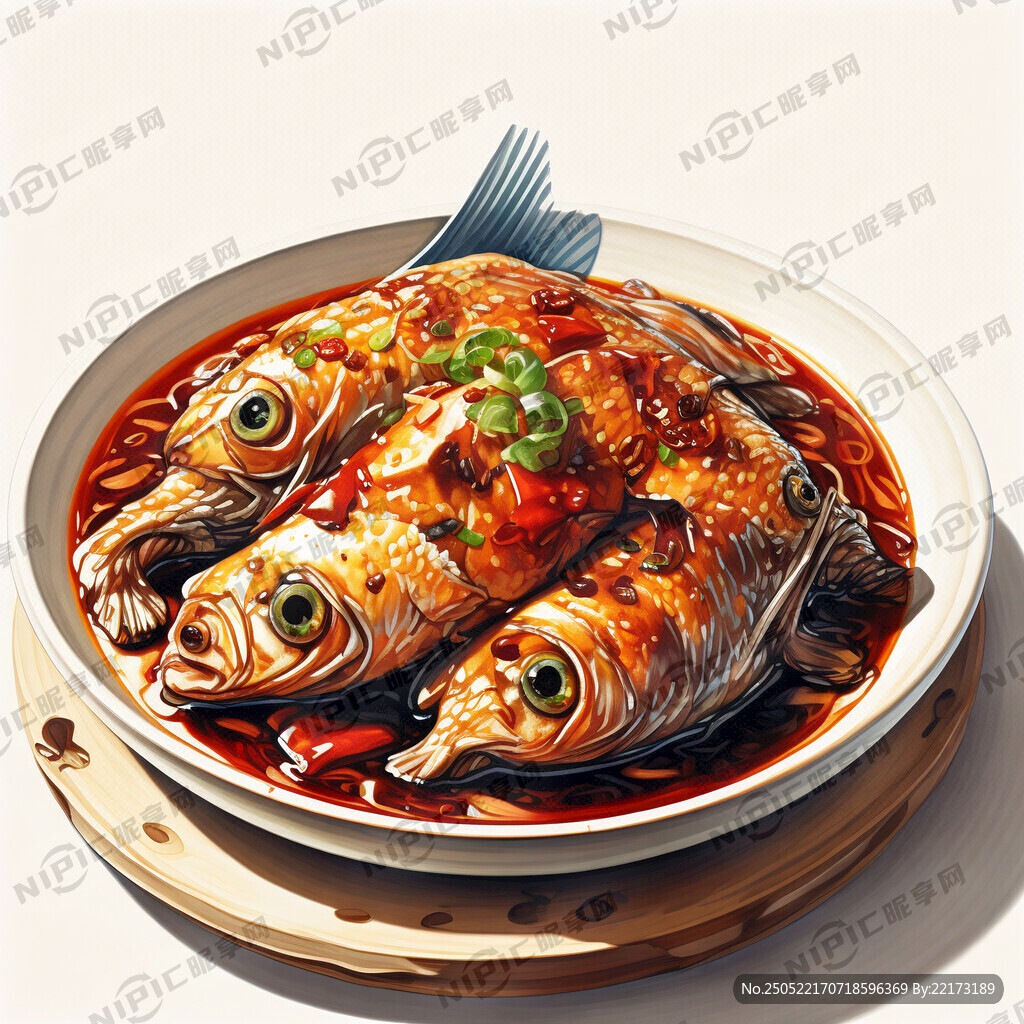 鱼香食暖 艺术字