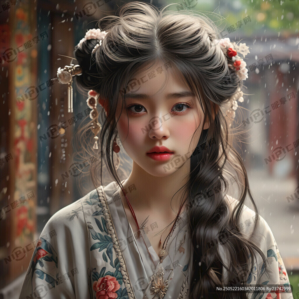 现实少女 面容精致