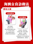 婴幼儿海姆立克急救法图示