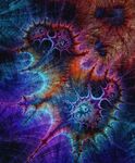 梦幻炫彩抽象艺术图案