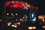 城市夜景中的璀璨灯光