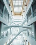 现代建筑内部独特空间结构