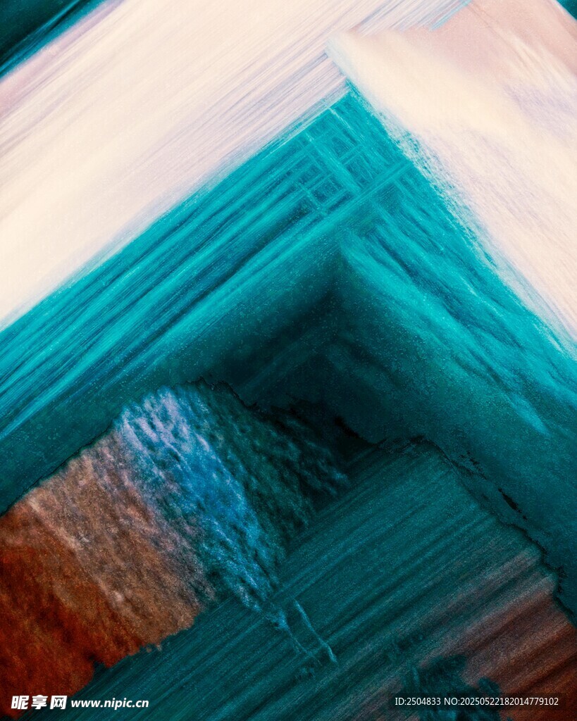 梦幻色彩的抽象纹理画面