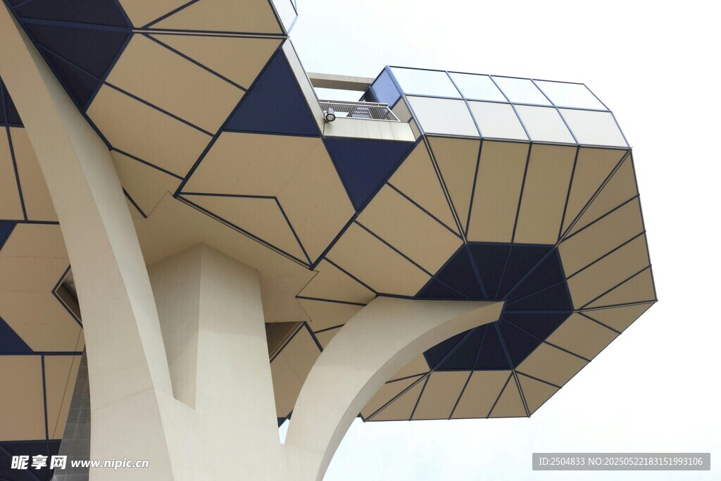 独特几何造型建筑外观