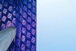 几何图案外墙建筑一角