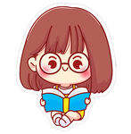卡通小女孩