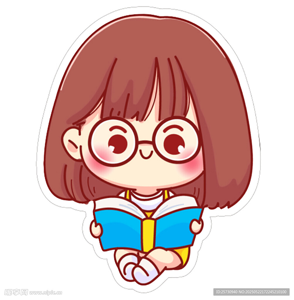 卡通小女孩