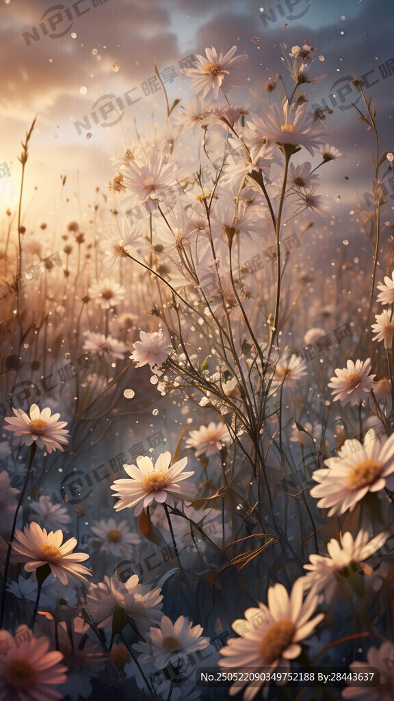 花漾 无人 流光 鲜花 淡雅