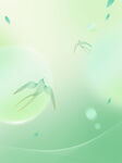 清新梦幻的绿色叶片背景