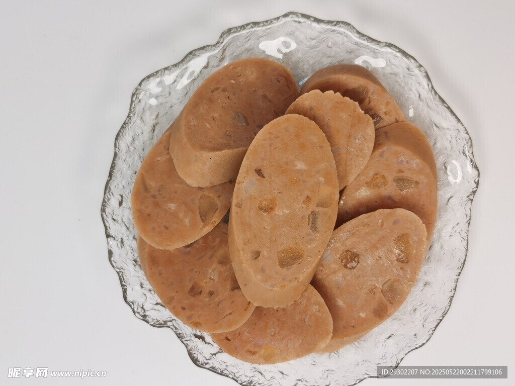 牛筋肠香肠摆盘