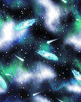 梦幻星空下的奇幻飞鱼