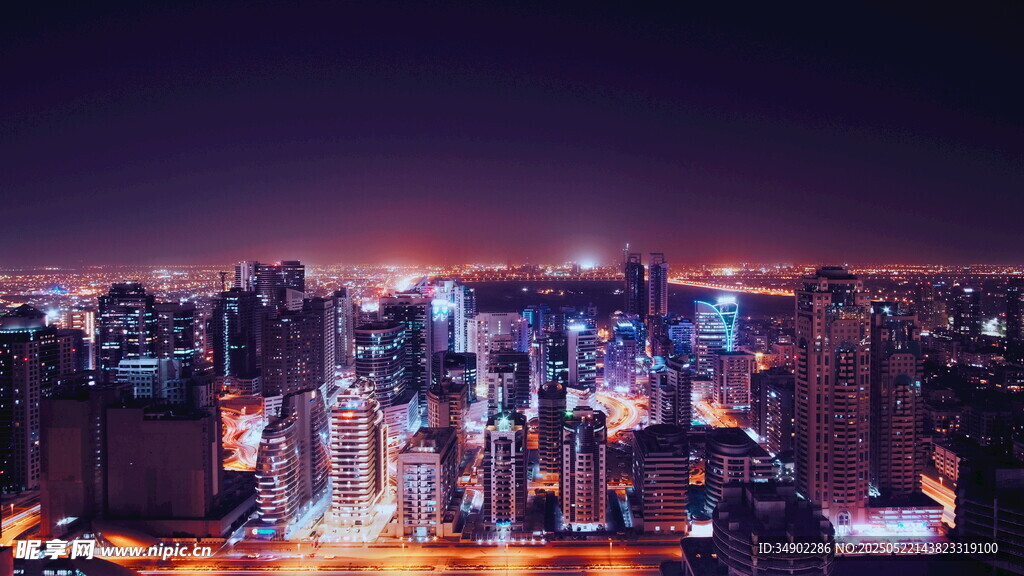璀璨都市夜景