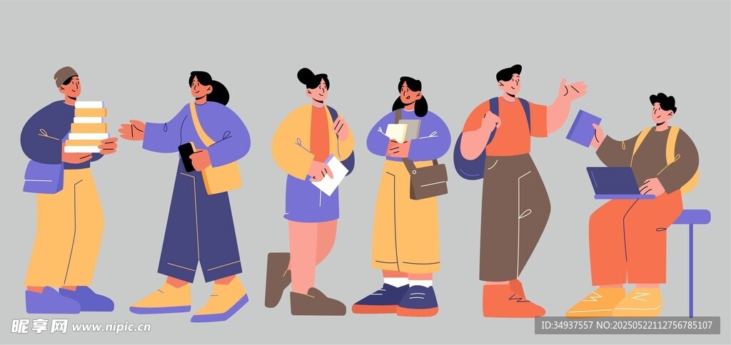 扁平化人物