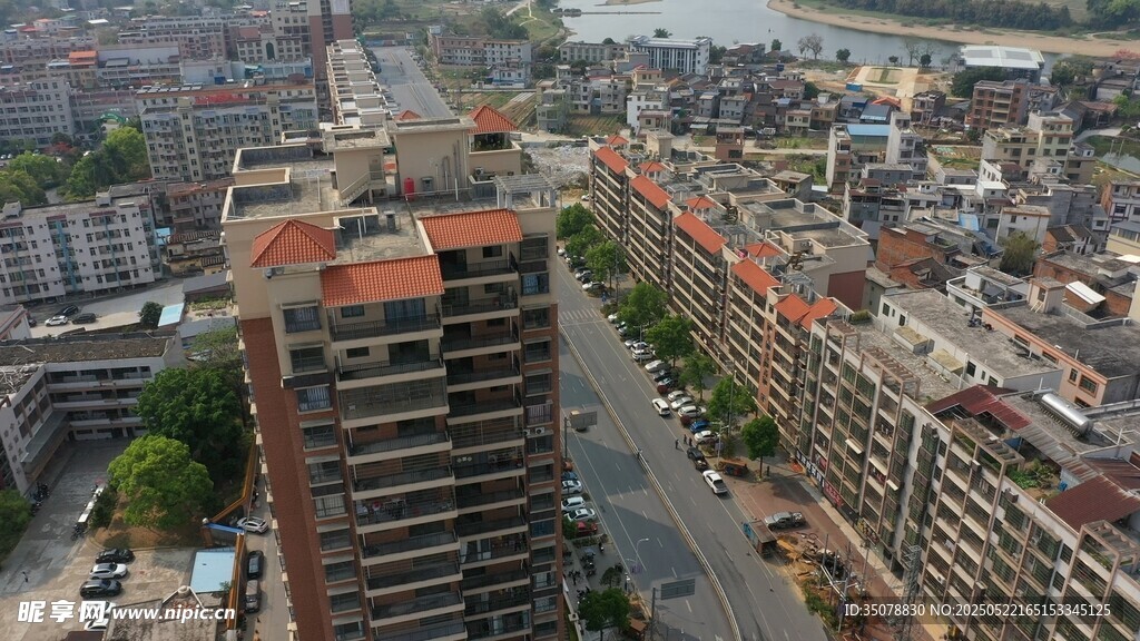 英德浛洸住宅区俯瞰景象