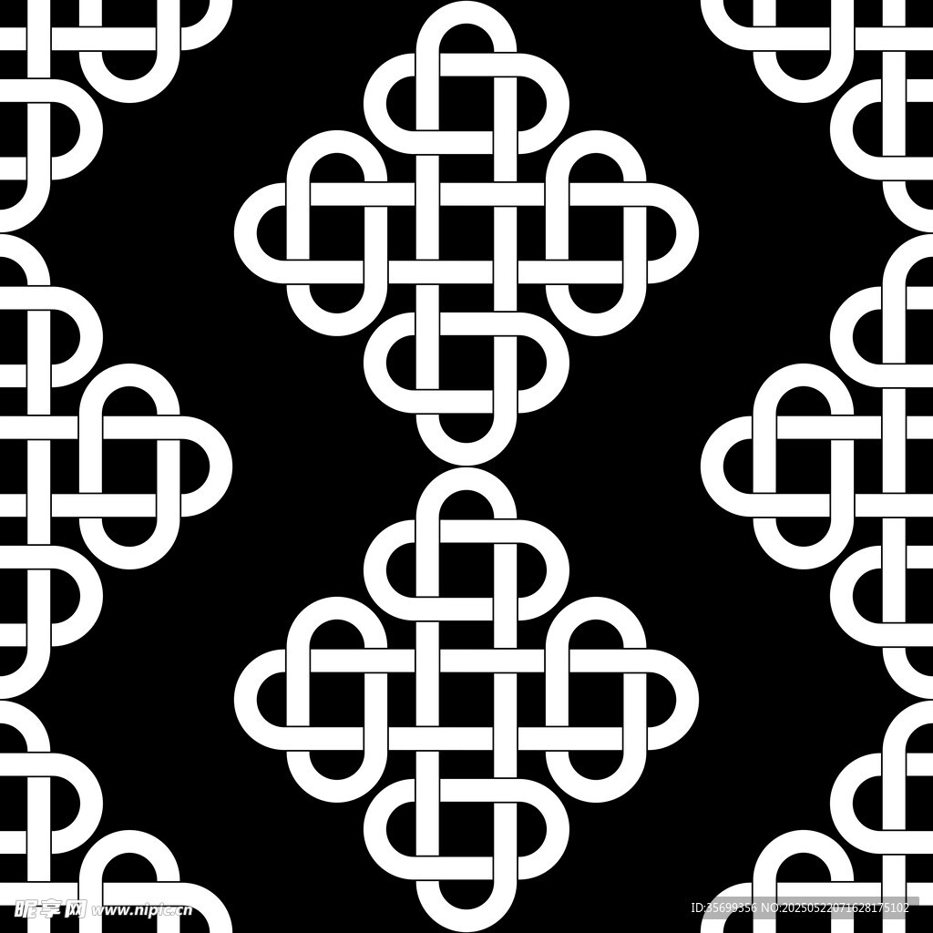 几何交织图案