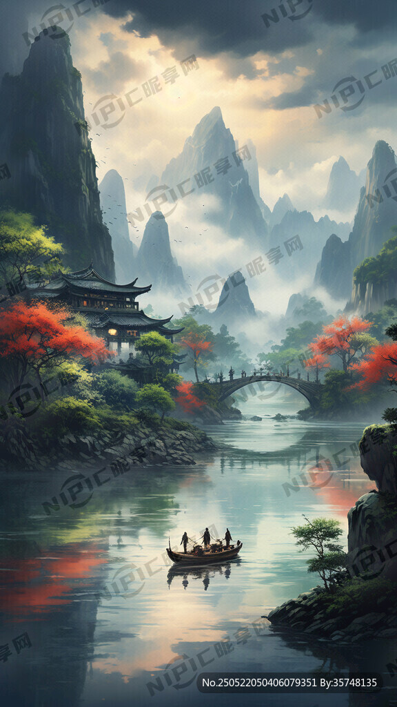 如诗如画的风景   美在山水间