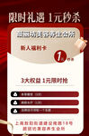 1元秒杀限时福利活动