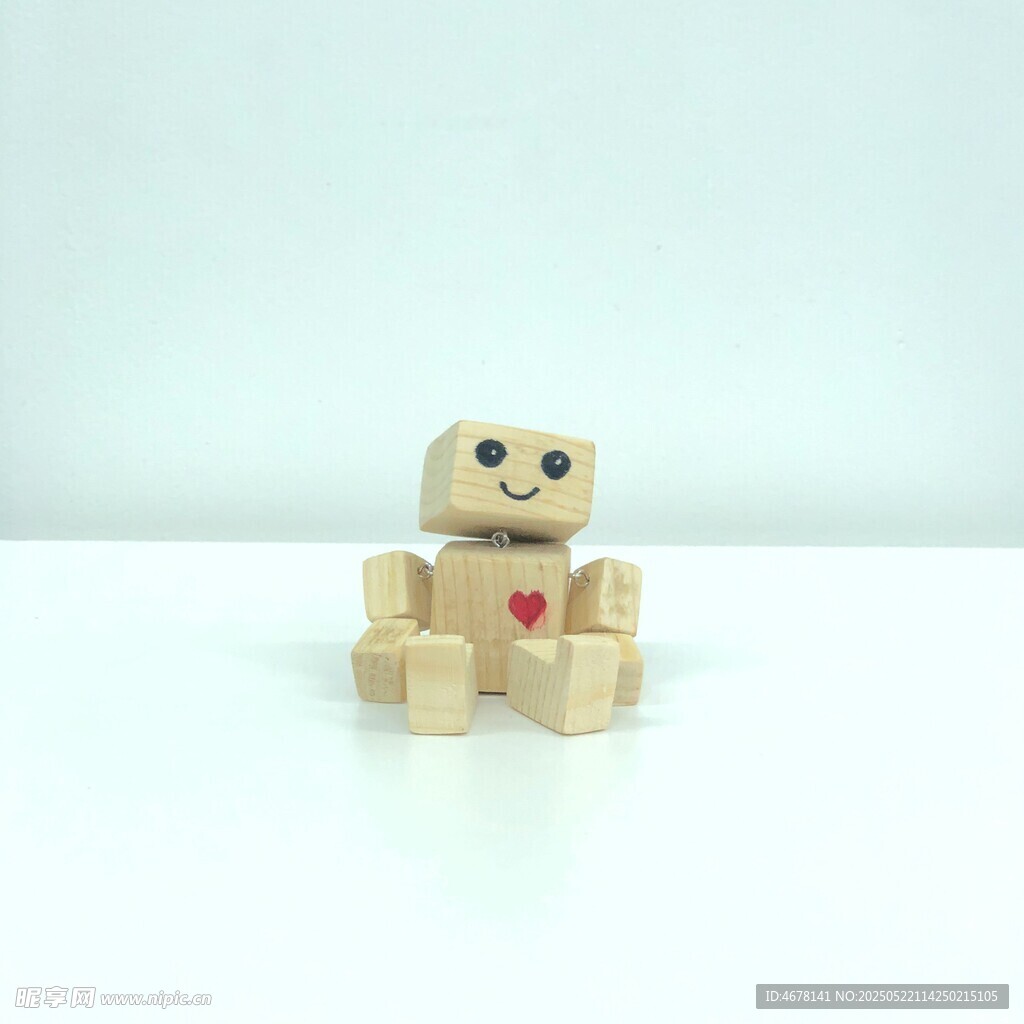 可爱积木小熊摆件