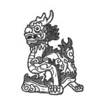 传统神兽麒麟图案设计