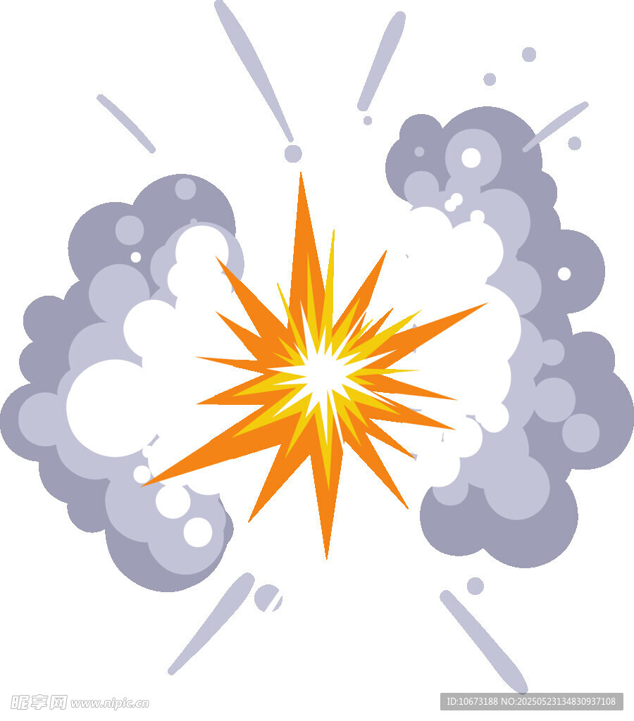 爆炸特效图案