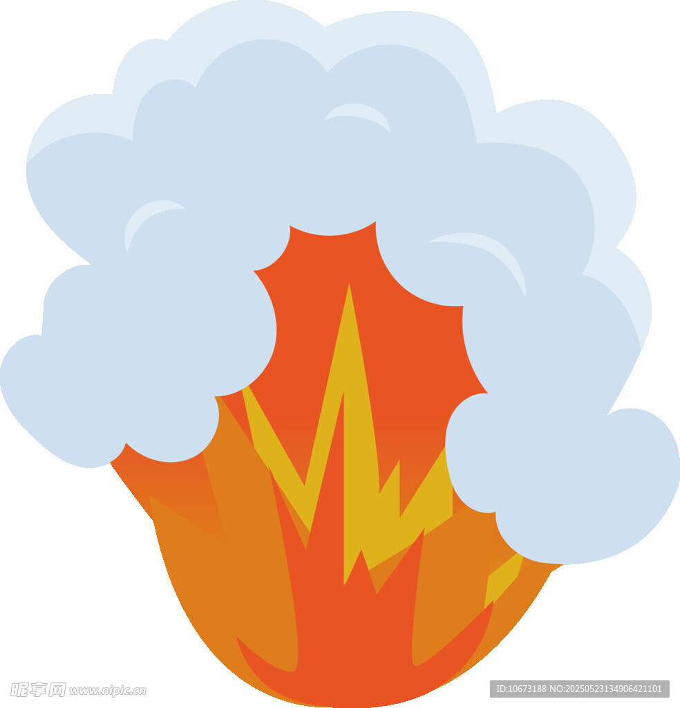 火山喷发图标
