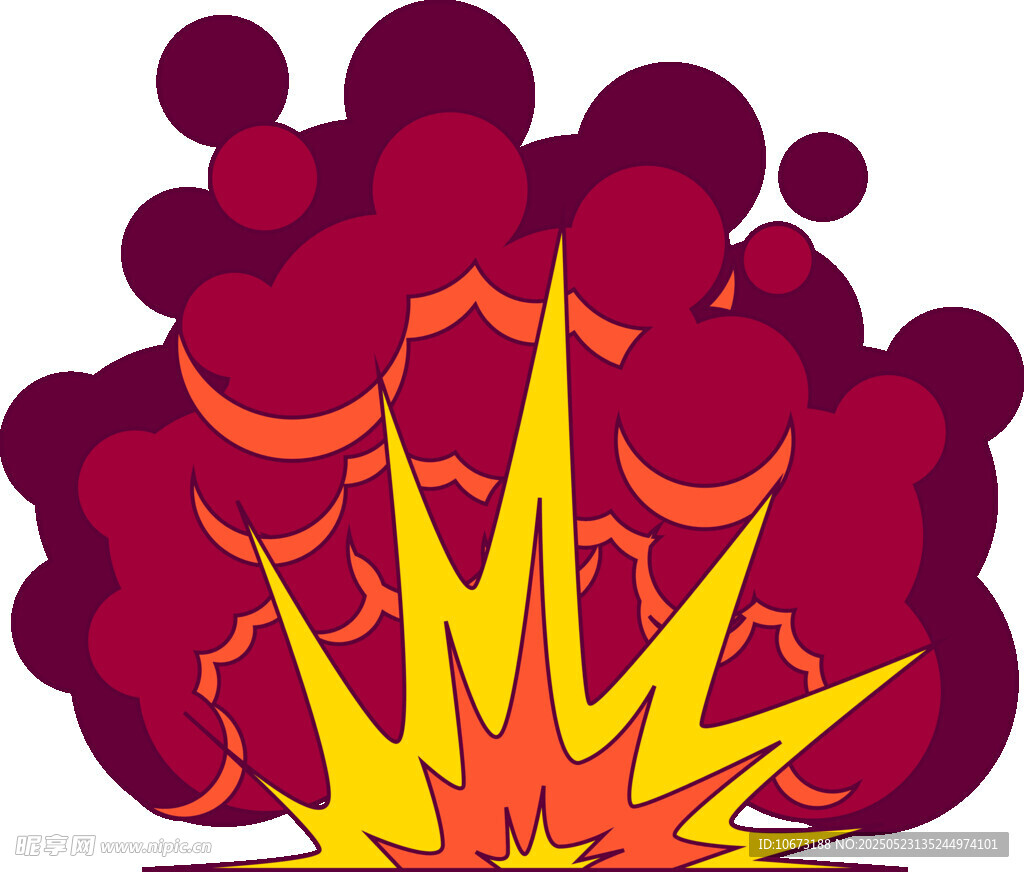 爆炸特效图案