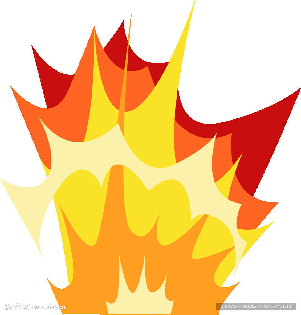 火焰爆炸图案