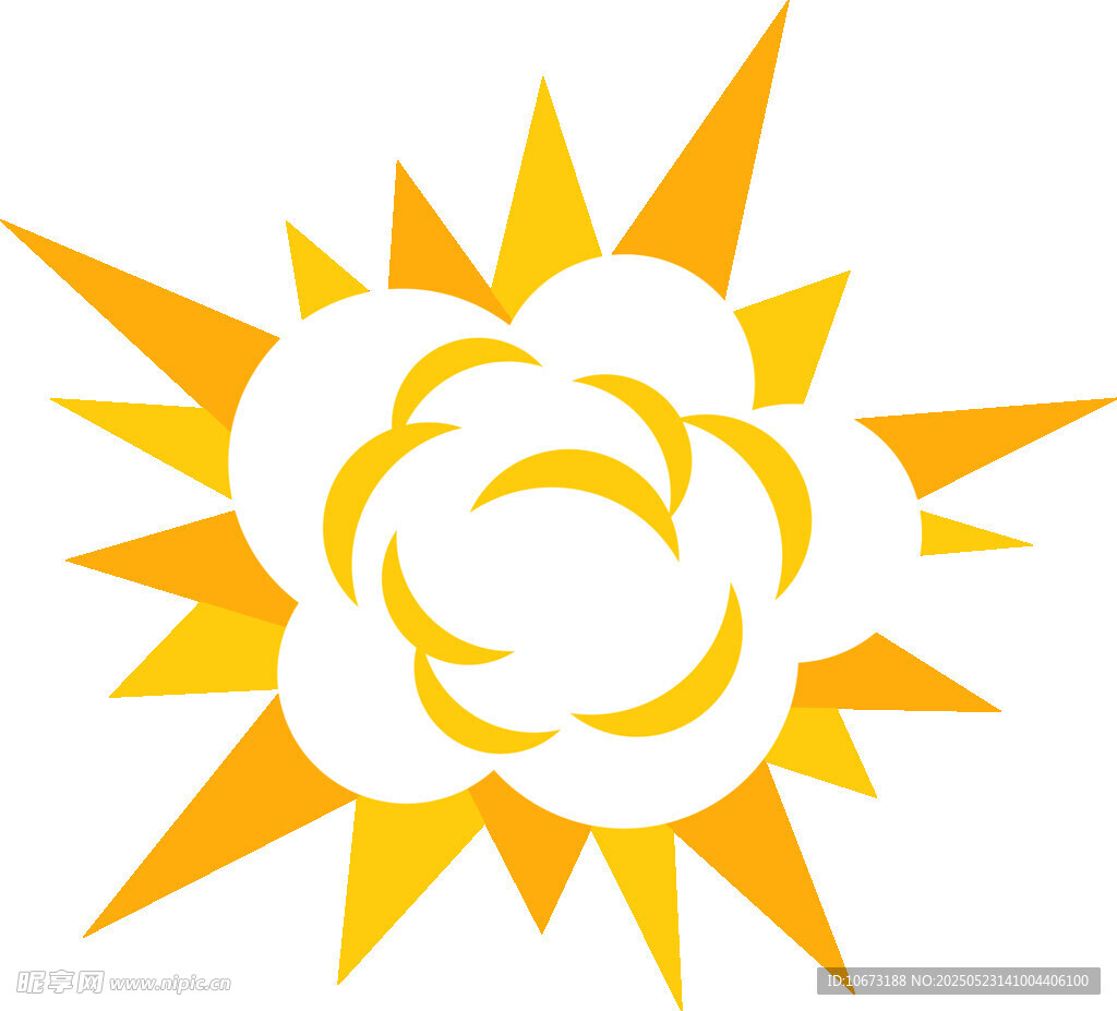 太阳花图案设计元素