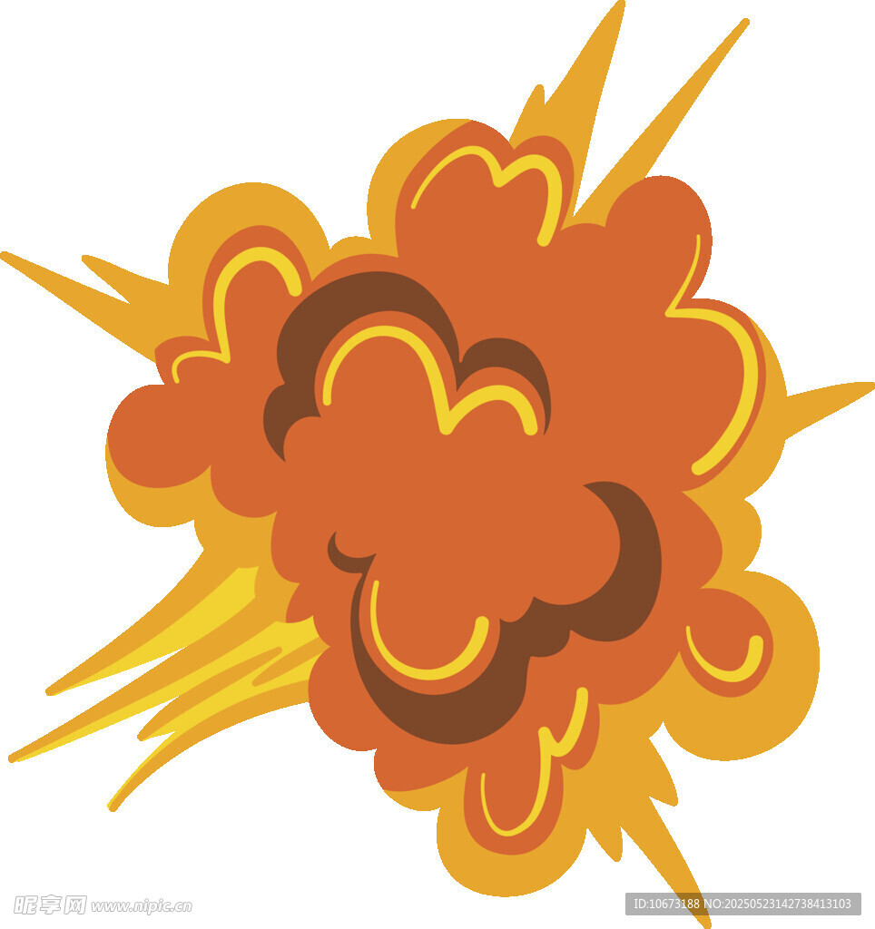 爆炸特效图案